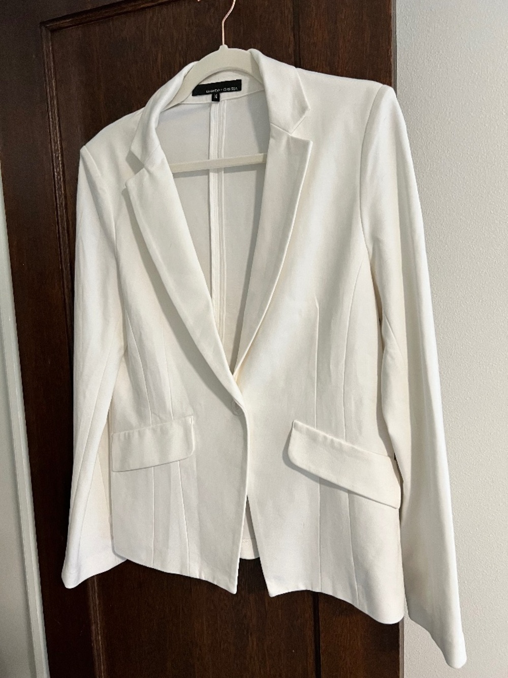 White blazer